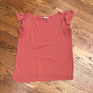 GUC LOFT Flutter Sleeve Blouse; M